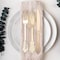 Smarty Had A Party Shiny Baroque Gold Plastic Knives (600 Knives), 600PK 7957-GBQ-CASE - alternate 2