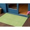 Homeroots 3' X 5' Lime Green And Ivory Striped Washable Indoor Outdoor Area Rug 595877 - alternate 1
