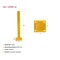 Mytee Products 4 inx4 inx42 in Bolt-On Steel Rigid Post & 6 ftx15 in 3-Rib Guard Rails Warehouse GR3RP-4206-KIT - alternate 2
