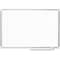 Mastervision 12"x24" Magnetic Planning Dry Erase Board, Aluminum Frame, Dry Erase Height: 12" CR1230830A - alternate 1