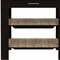 Homeroots Black and Natural 40in Kitchen Island With Storage 474094 - alternate 2
