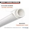 Kable Kontrol Electrical Insulation Sleeve - Silicone Coated Fiberglass - 1in ID - 50ft FT - White HVBS-A-100-WH-50 - alternate 3