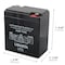 Upg Sealed Lead Acid Battery, 6 V, 8.5Ah, UB685, F1 (Faston Tab) Terminal, AGM Type D5735 - alternate 2