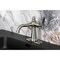 Kingston Brass One-Handle Single-Hole Bathroom Faucet with Deck Plate and Push Pop-Up Drain, Brushed Nickel KSD3548TKL - alternate 2