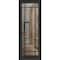 Sartodoors Slab Barn Door Panel Lite, Lucia 2266 Matte Black with Clear Glass and Aluminum Strips, Sturdy Fin LUCIA2266S-BLK-18 x 80 - alternate 1