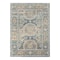 Homeroots 2' X 3' Blue and Orange Floral Medallion Stain Resistant Indoor Outdoor Area Rug 531512 - alternate 2