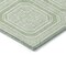 Homeroots 3' X 5' Mint Green And Ivory Geometric Washable Indoor Outdoor Area Rug 610829 - alternate 2