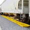 Enpac 30W x 20'L Railcar Outrigger Washdown Berm, Yellow 49-3020-YE-RRO - alternate 1