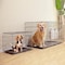 Fluffydream HENGLIN-42in Double Door Dog Cage 3A88PTCRAT2DOOR42 - alternate 2