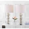 Jonathan Y Bella 27" Glass Triple-Sphere LED Table Lamp, Mercury Silver/Chrome, 2PK JYL1070B-SET2 - alternate 2