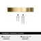 Amerock Parabolic 3 inch (76mm) Center-to-Center Champagne Bronze Cabinet Pull, 25PK 25VMP37345CZ - alternate 2