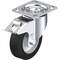 Blickle Swivel Plate Caster, TPR, 5", Brake LK-ALEV 125K-14-FI - alternate 1