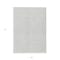 Homeroots 3' X 5' Silver And Gray Abstract Washable Indoor Outdoor Area Rug 599010 - alternate 2
