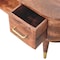 Homeroots 39in Brown Solid Wood Enclosed and Open Storage TV Stand 719192 - alternate 2