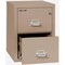 Fireking 2 Drawer, 1 Hr Fire & impact rated, 25" depth Legal Taupe 2-2125-CTA - alternate 2