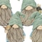 Homeroots Set of Four Blue and Green Polyresin Gnomes, 4PK 518088 - alternate 2
