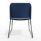 Flash Furniture Commercial Navy Plastic Stack Chairs, Contoured Backs and Sled Bases-Set of 5, 5PK 5-RUT-239AN-NV-GG - alternate 2