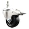 Service Caster 3.5 Inch 316SS Hard Rubber Swivel 12mm Threaded Stem Caster Total Lock Brake SCC-SS316TSTTL20S3514-HRS-M1215 - alternate 1
