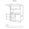 Greenlee Jobsite Field Office, Green, 60 in W x 42 in D x 80 in H 8060DLX - alternate 2