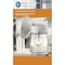Boston Harbor Outdoor Wall Lantern, 120 V, 60 W, A19 or CFL Lamp, Steel Fixture, White, White Fixture W15WH01-33883L - alternate 2