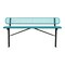 Leisure Craft Bench/Back, Ingroud Mount, 8ft., Teal B8WBIG-TEAL - alternate 1