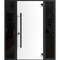 Vdomdoors Steel Door Dekton 0118 Natural Noir 2 Side Exterior Windows Sidelites/ Entry Door Painted W12+36+12 DEKTON0118EXD-NOR-W12+36+12xH80-LH-I - alternate 2