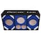 Deejay Led Two 6-in Woofers plus Two Tweeters and One Horn BLUE Empty Chuchera Speaker Enclosure D6T2H1BLUE - alternate 1