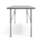 Flash Furniture Wren 60 in x 24 in Adjustable Height Activity Table, Thermal Laminate Top, Short Legs, Gray XU-A2460-REC-GRY-T-P-GG - alternate 2