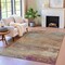 Homeroots 5' X 8' Brown Gray And Purple Abstract Washable Indoor Outdoor Area Rug 630832 - alternate 2