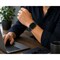 Elegani Nylon Band Compatible with Apple Watch 49mm, Blue/White, Silver/Black/Rose Gold/Yellow Gold Buckle NLPAM-BLUWHT-49 - alternate 2