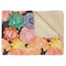 Homeroots 50" X 70" Black Green Red and Pink Kantha Cotton Patchwork Throw Blanket with Embroidery 357576 - alternate 1