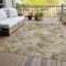 Homeroots 8' X 10' Taupe Beige And Gray Abstract Washable Indoor Outdoor Area Rug 577688 - alternate 2