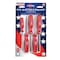Mayhew Pro Series Screwdriver Set, 5-Piece, Alloy Steel, Brushed, Red 26028C - alternate 1