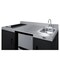 Summit 54in Wide All-In-One Kitchenette, ADA Counter Height CK55ADASINKR - alternate 2