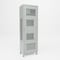 Pucel Athletic Gear Locker, 24inWx72inHx18inD, Perforated Door, Top Cabinet, Foot Locker, 4inLegs, Gray GL-2472-18-DTFL - alternate 1