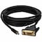 Add-On 10FT A/V CABLE MINI-DISPLAYPORT MALE TO DVI-D DUAL LINK 24+1 PIN MALE BL MINIDP2DVI10F - alternate 2