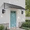 Vevor Window Awning Door Canopy 80x36 in Outdoor Steel Front Door Awnings Anti-Rust CGW-80INCH - alternate 2