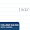Roaring Spring Case of 5 Subject Wirebound Notebooks, 11"x8.5", 200 sht, Saranac cover, Asstd. Colors, College Rule, PK12 11197cs - alternate 2
