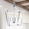 Jonathan Y Pagoda 12" 4-Light Classic Traditional Metal Cage Lantern LED Pendant, Chrome JYL7436C - alternate 2