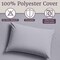 Lavish Home Queen Size Bed Sheets 4-Piece Brushed Microfiber Sheet Set 2 Pillowcases, Flat, and Fitted Sheets 66-MF75S-Q-SIL - alternate 2