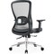 Leisuremod Adorit Ergonomic Office Chair - Mesh Back, Cotton Seat, Adjustable Height & 360 deg Swivel AO60GR - alternate 2