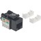 Intellinet Network Solutions CAT6 KEYSTONE JACK  UTP, BLACK, PUNCH-DOWN 210720 - alternate 2