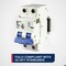 Automation Systems Interconnect 20 Amp, 2 Pole, 480Vac, 125 Vdc, Trip Curve: D, DIN Rail Mount-Miniature Circuit Breaker, UL1077 NDB2-63D20-2 - alternate 2
