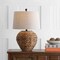 Jonathan Y Alaro 24.5" 1-Light Farmhouse Coastal Water Hyacinth Basket LED Table Lamp, Natural JYL6501A - alternate 2
