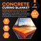 Xpose Safety Concrete Curing Blanket, 3-Layer, 6x25 ft, R-3.43 Air / R-1.50 Surface, Orange CCB-3L-X - alternate 2