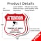 Signmission Video Surveillance Shield Sign Attention, 18 inch X 18 inch, Plastic Sign, 2PK SHI-P-2PACK-18-469 - alternate 2