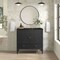 James Martin Vanities Myrrin 36" Vanity, Carbon Oak, w/ 3 CM Phantome Eclos Top 485-V36-CBO-3PHT - alternate 2