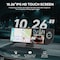 Wrightmaster 10.26 in HD Touch Screen Car Stereo, with CarPlay, Android Auto, White Built-in Clock, Dual Cameras ZR-S-Dial-white - alternate 3