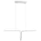 Jonathan Y Ali 34.5" Dimmable Adjustable Integrated LED Metal Linear Pendant, Chrome JYL7029A - alternate 2