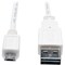 Tripp Lite USB Reversible 2.0 Cable, 5Pin, MicroB, 3ft UR050-003-WH - alternate 1